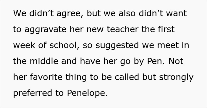 Teacher Refuses To Call Girl By The Name She’s Been Using For 3 Years, Parent Asks For Advice Teacher Refuses To Call Girl By The Name She’s Been Using For 3 Years, Parent Asks For Advice