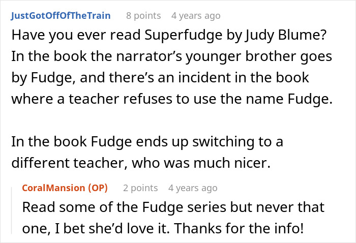 Teacher Refuses To Call Girl By The Name She’s Been Using For 3 Years, Parent Asks For Advice Teacher Refuses To Call Girl By The Name She’s Been Using For 3 Years, Parent Asks For Advice