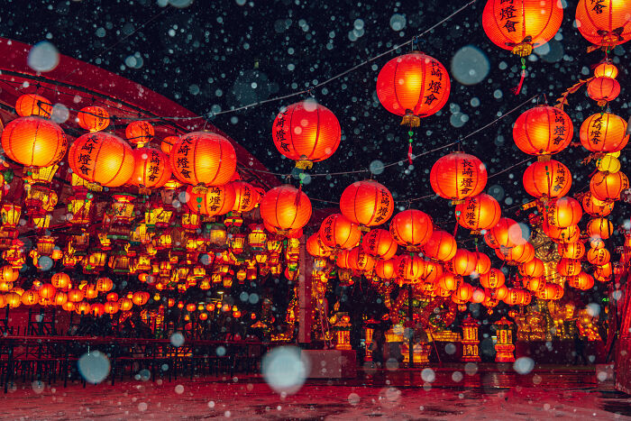 My 15 Images Of Nagasaki Lantern Festival In Snow, Which Is A Rare Occurrence