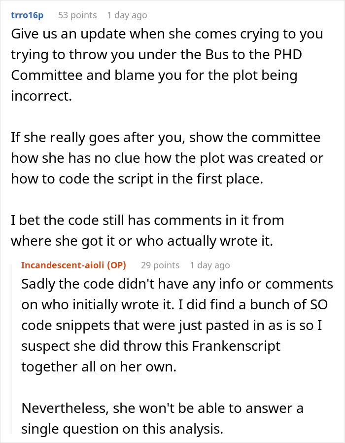 Researcher Allows Annoying Ph.D. Student To Set Herself Up For Failure Before Committee Meeting Researcher Allows Annoying Ph.D. Student To Set Herself Up For Failure Before Committee Meeting