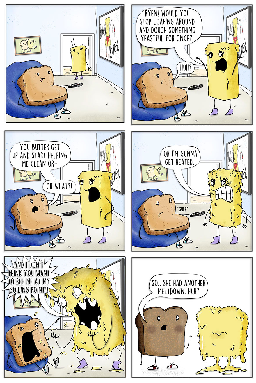 30 Funny Comics About Food That Are Full Of Puns And Jokes, By This Artist (New Pics) 30 Funny Comics About Food That Are Full Of Puns And Jokes, By This Artist (New Pics)