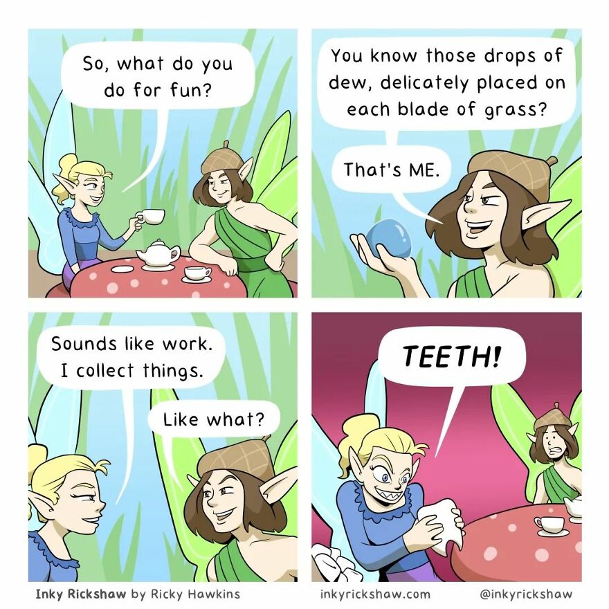 50 New Comics With Unexpected Endings That Are Hard Not To Laugh At, By Ricky Hawkins