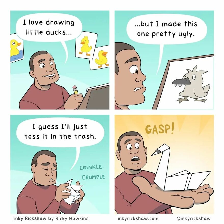 50 New Comics With Unexpected Endings That Are Hard Not To Laugh At, By Ricky Hawkins