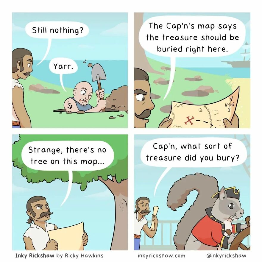 50 New Comics With Unexpected Endings That Are Hard Not To Laugh At, By Ricky Hawkins