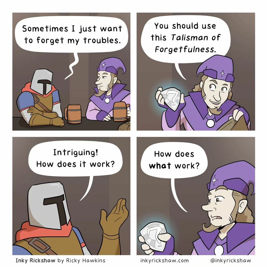 50 New Comics With Unexpected Endings That Are Hard Not To Laugh At, By Ricky Hawkins