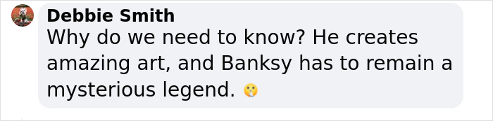 Banksy Fans Stunned As Artist “Confirms” Name In Resurfaced Interview Banksy Fans Stunned As Artist “Confirms” Name In Resurfaced Interview