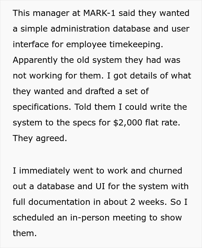 Client Thinks They Can Get Out Of Paying A Programmer, Find Out They Messed With The Wrong Guy Client Thinks They Can Get Out Of Paying A Programmer, Find Out They Messed With The Wrong Guy