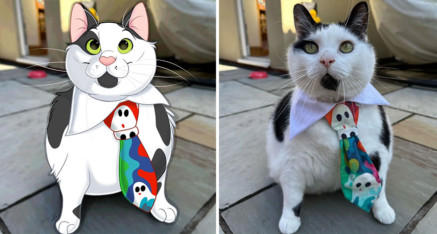 Artist Creates Cute Pet Portraits That Turn Them Into Disney Movie Characters (22 New Pics) Artist Creates Cute Pet Portraits That Turn Them Into Disney Movie Characters (22 New Pics)