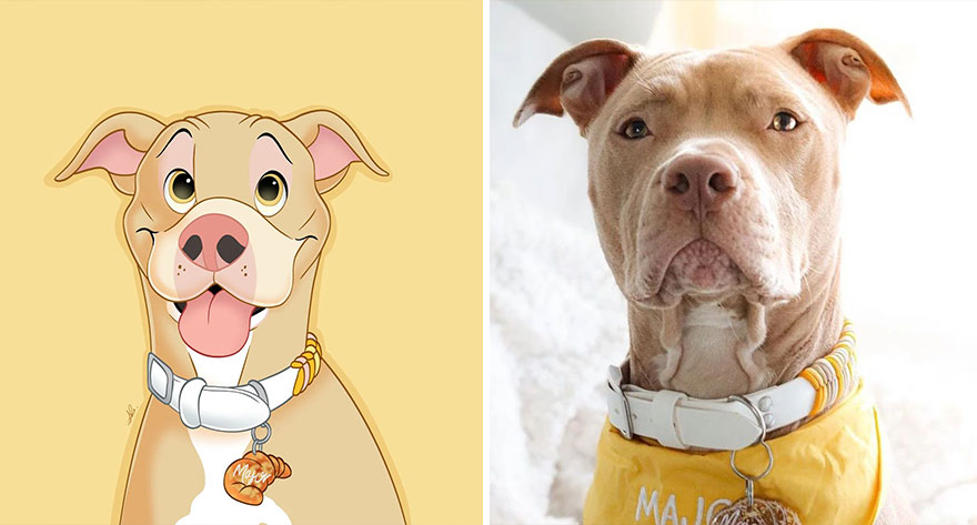 Artist Creates Cute Pet Portraits That Turn Them Into Disney Movie Characters (22 New Pics) Artist Creates Cute Pet Portraits That Turn Them Into Disney Movie Characters (22 New Pics)