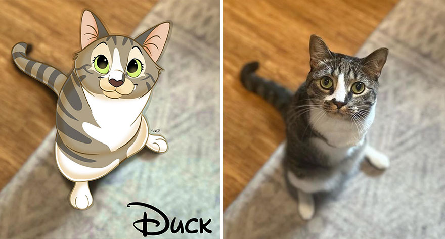Artist Creates Cute Pet Portraits That Turn Them Into Disney Movie Characters (22 New Pics) Artist Creates Cute Pet Portraits That Turn Them Into Disney Movie Characters (22 New Pics)