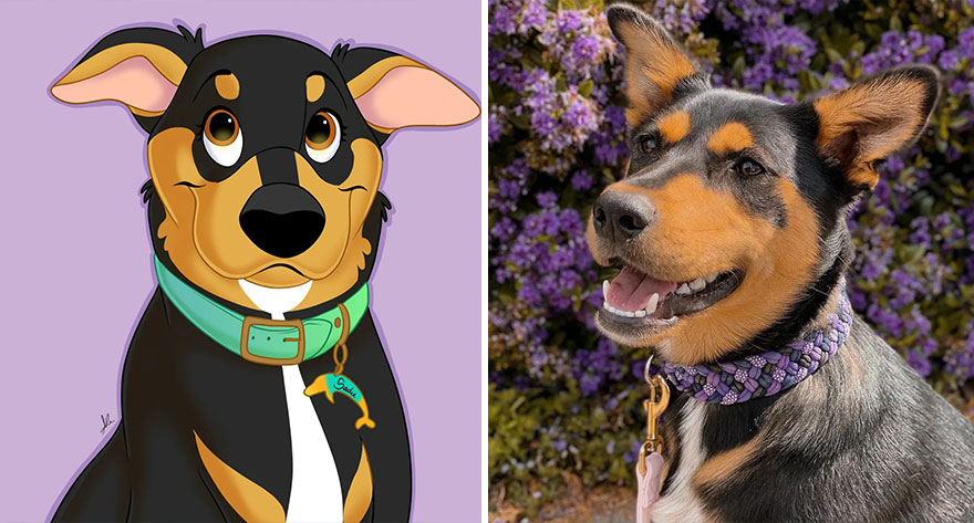 Artist Creates Cute Pet Portraits That Turn Them Into Disney Movie Characters (22 New Pics) Artist Creates Cute Pet Portraits That Turn Them Into Disney Movie Characters (22 New Pics)