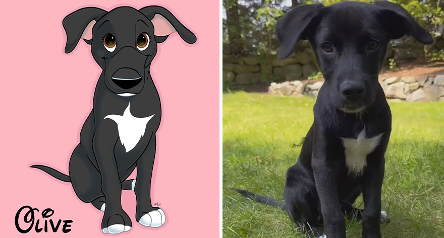 Artist Creates Cute Pet Portraits That Turn Them Into Disney Movie Characters (22 New Pics) Artist Creates Cute Pet Portraits That Turn Them Into Disney Movie Characters (22 New Pics)