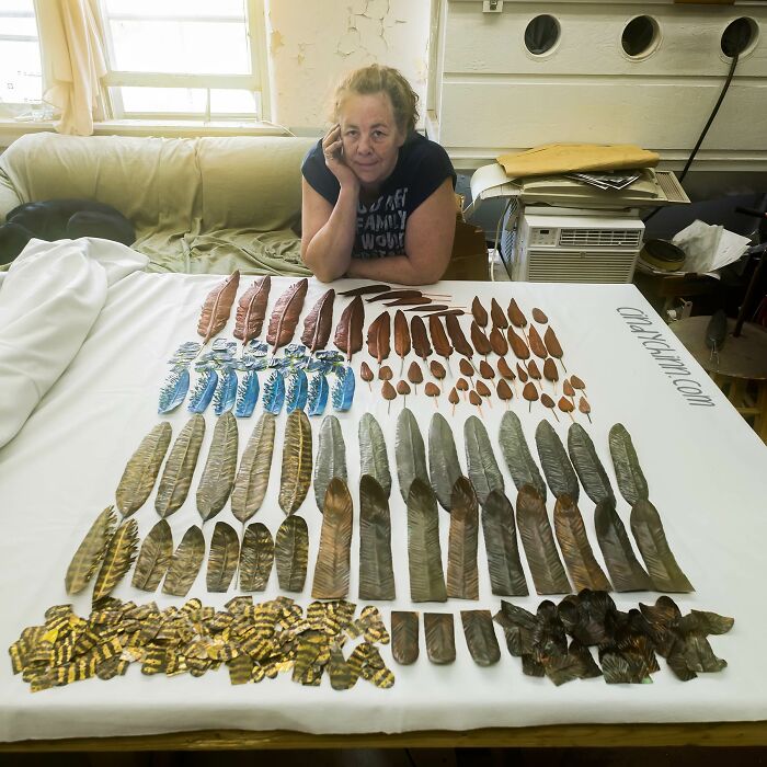 I Spent A Year Making This Life-Sized Peacock Sculpture One Feather At A Time I Spent A Year Making This Life-Sized Peacock Sculpture One Feather At A Time