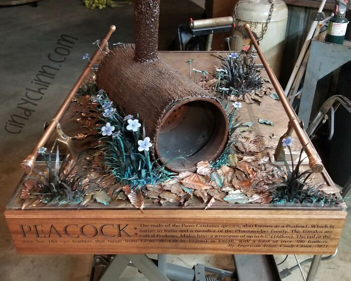 I Spent A Year Making This Life-Sized Peacock Sculpture One Feather At A Time I Spent A Year Making This Life-Sized Peacock Sculpture One Feather At A Time