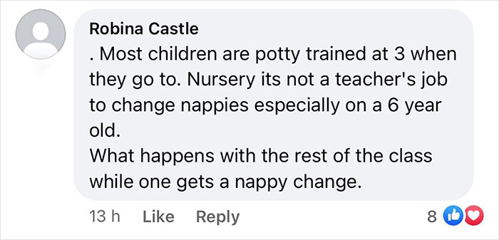Primary School Teacher Forced To Change Six-Year-Old&rsquo;s Nappy, Mom Says &ldquo;It&rsquo;s Her Problem&rdquo;