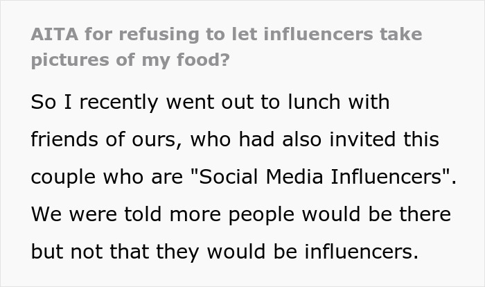 “Sorry Guys, It’s My Cheat Day”: Person Refuses To Appease Influencers At A Restaurant “Sorry Guys, It’s My Cheat Day”: Person Refuses To Appease Influencers At A Restaurant
