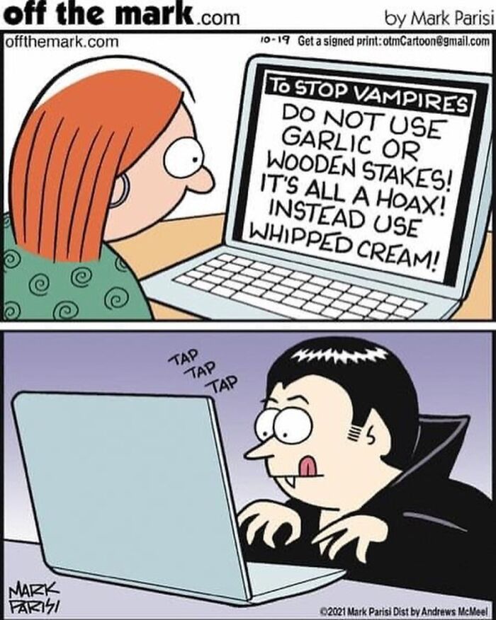 “Off The Mark”: 35 Hilarious Comics By Mark Parisi, Internet Edition