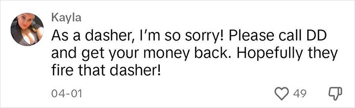 “Very Disappointed”: Woman Blasts DoorDash After Experience Leaves Her Regretting Her Order