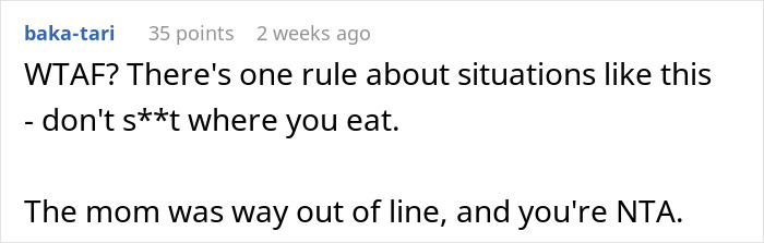 Mom Wants To Treat Restaurant Table As A Diaper Changing Station, Disgusted Customer Retaliates Mom Wants To Treat Restaurant Table As A Diaper Changing Station, Disgusted Customer Retaliates