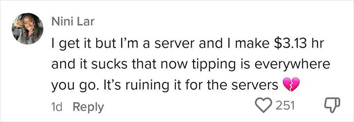 “I’m Done”: Guy Refuses To Tip Anymore