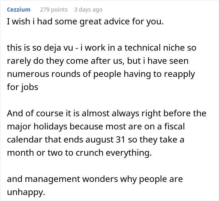 Company Enrages Employee By Asking Them To Reapply To Their Job Position They’ve Had For 5 Years Company Enrages Employee By Asking Them To Reapply To Their Job Position They’ve Had For 5 Years