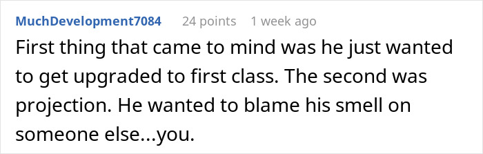 Jerk On A Plane Claims He Can’t Sit Next To Smelly Passenger, Turns Out He’s The One Who Stinks Jerk On A Plane Claims He Can’t Sit Next To Smelly Passenger, Turns Out He’s The One Who Stinks