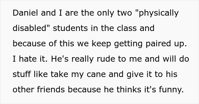 Student Won’t Keep Being Harassed By Classmate With Down Syndrome, Walks Out From Class Student Won’t Keep Being Harassed By Classmate With Down Syndrome, Walks Out From Class