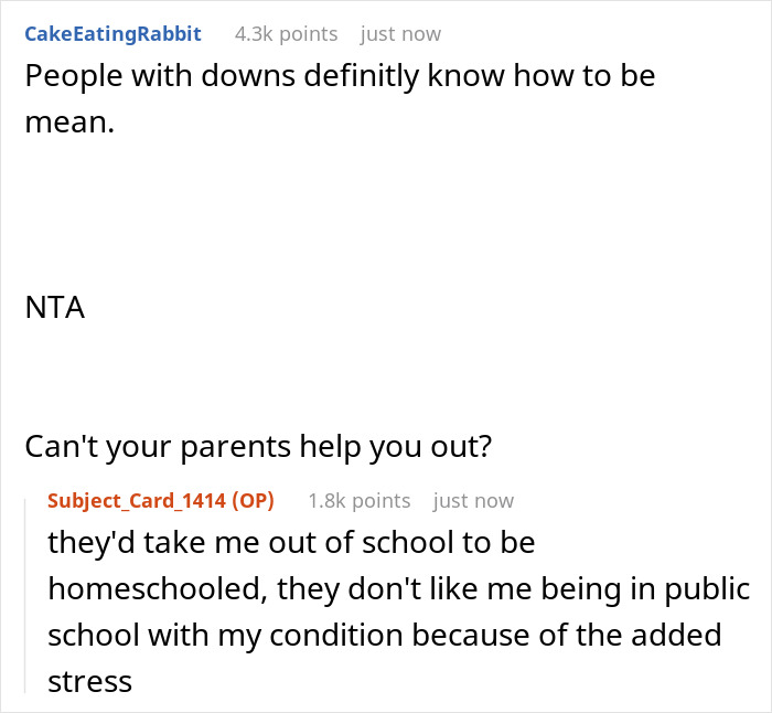 Student Won’t Keep Being Harassed By Classmate With Down Syndrome, Walks Out From Class Student Won’t Keep Being Harassed By Classmate With Down Syndrome, Walks Out From Class
