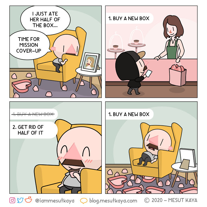 This Artist Created 26 New Comics Featuring A Bald Guy With A Big Mustache Ending Up In Fun Situations This Artist Created 26 New Comics Featuring A Bald Guy With A Big Mustache Ending Up In Fun Situations