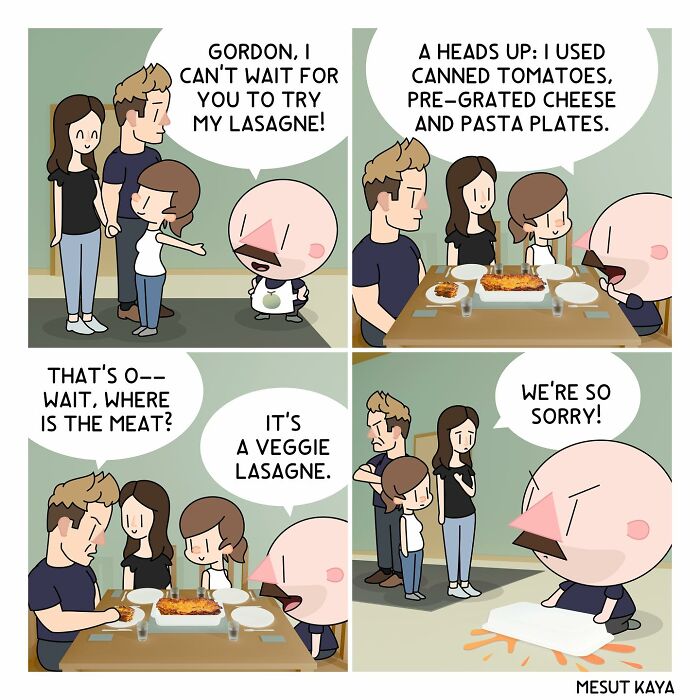 This Artist Created 26 New Comics Featuring A Bald Guy With A Big Mustache Ending Up In Fun Situations This Artist Created 26 New Comics Featuring A Bald Guy With A Big Mustache Ending Up In Fun Situations