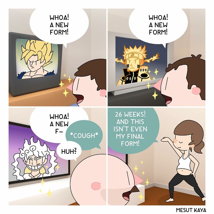 This Artist Created 26 New Comics Featuring A Bald Guy With A Big Mustache Ending Up In Fun Situations This Artist Created 26 New Comics Featuring A Bald Guy With A Big Mustache Ending Up In Fun Situations