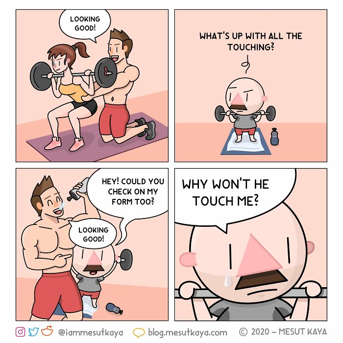 This Artist Created 26 New Comics Featuring A Bald Guy With A Big Mustache Ending Up In Fun Situations This Artist Created 26 New Comics Featuring A Bald Guy With A Big Mustache Ending Up In Fun Situations