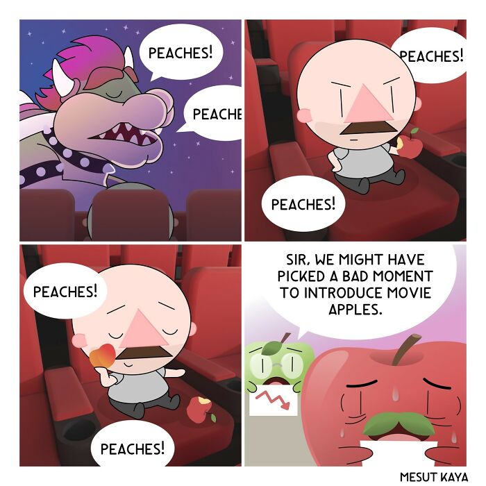 This Artist Created 26 New Comics Featuring A Bald Guy With A Big Mustache Ending Up In Fun Situations This Artist Created 26 New Comics Featuring A Bald Guy With A Big Mustache Ending Up In Fun Situations