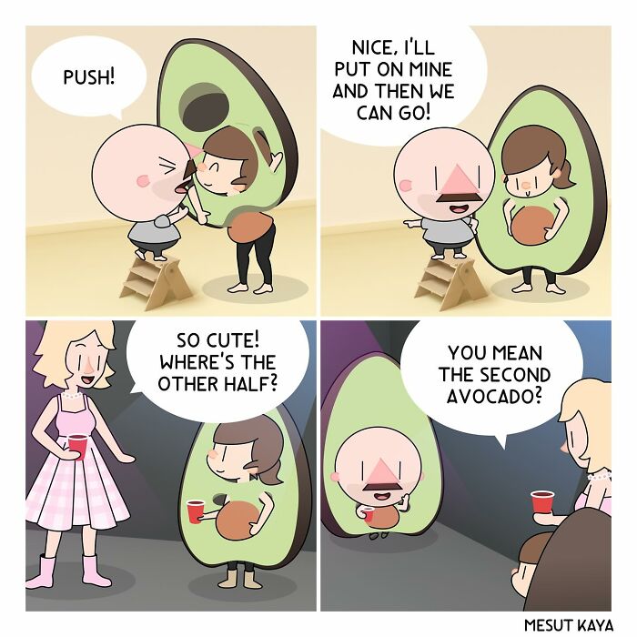 This Artist Created 26 New Comics Featuring A Bald Guy With A Big Mustache Ending Up In Fun Situations This Artist Created 26 New Comics Featuring A Bald Guy With A Big Mustache Ending Up In Fun Situations