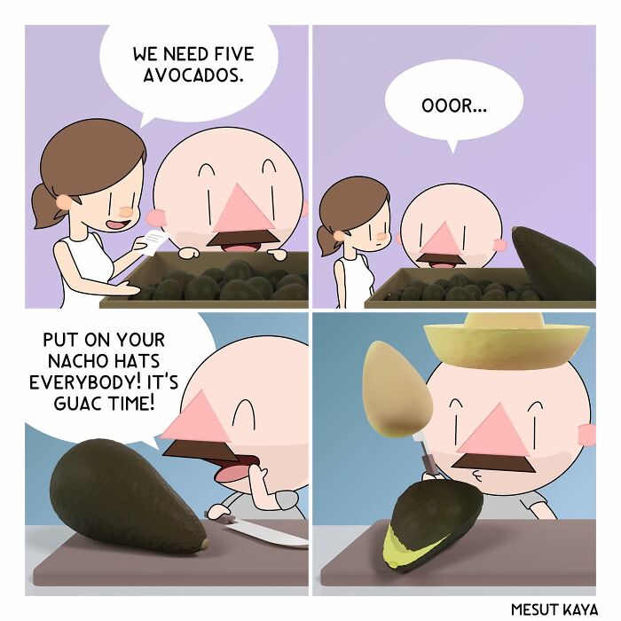 This Artist Created 26 New Comics Featuring A Bald Guy With A Big Mustache Ending Up In Fun Situations This Artist Created 26 New Comics Featuring A Bald Guy With A Big Mustache Ending Up In Fun Situations