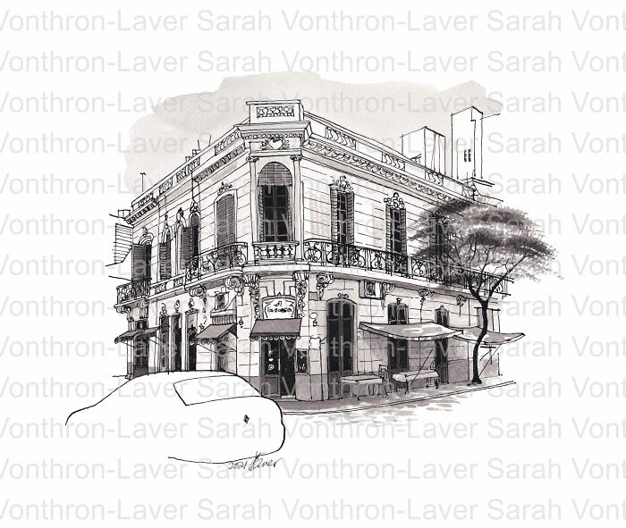 I Drew These Inky Pictures Of Buenos Aires (6 Pics) I Drew These Inky Pictures Of Buenos Aires (6 Pics)