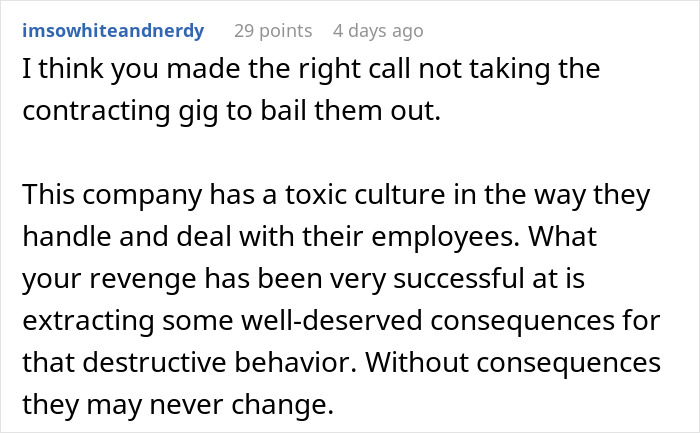 Employee Realizes He’s Being Bullied Into Quitting, Company Ends Up Racking Up 8 Figures In Losses Employee Realizes He’s Being Bullied Into Quitting, Company Ends Up Racking Up 8 Figures In Losses