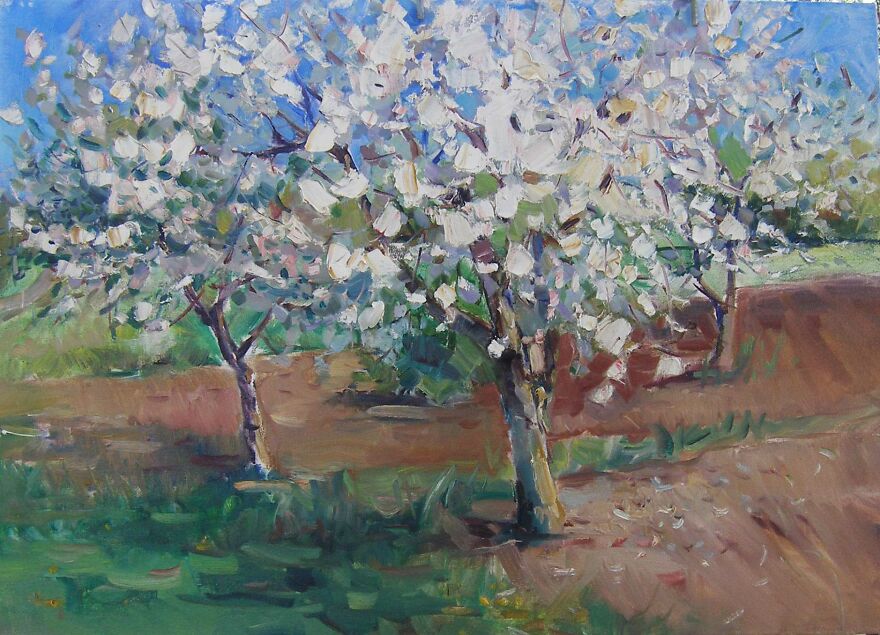 She Is An Artist Who Paints In The Open Air (40 Pics) She Is An Artist Who Paints In The Open Air (40 Pics)