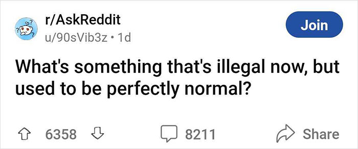 30 Things That Used To Be Normal In Society But Are Illegal Now 30 Things That Used To Be Normal In Society But Are Illegal Now