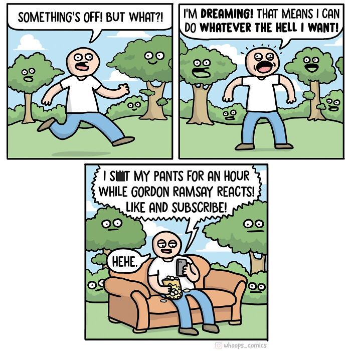 Whoops: 21 Quirky Comics With Unpredictable Endings By This Norwegian Artist (New Pics) Whoops: 21 Quirky Comics With Unpredictable Endings By This Norwegian Artist (New Pics)