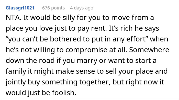 Woman Shares Why Her BF Refuses To Move Into Her Apartment, Internet Instantly Spot Red Flags Woman Shares Why Her BF Refuses To Move Into Her Apartment, Internet Instantly Spot Red Flags