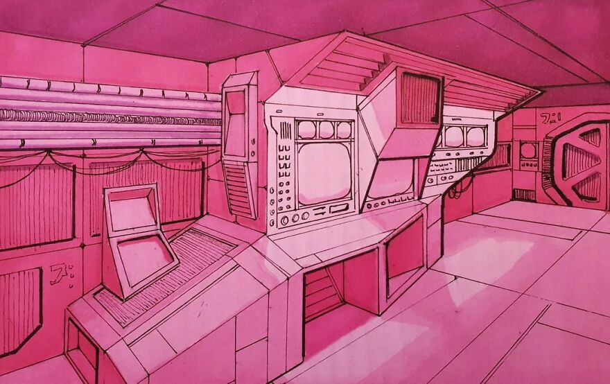 I Am Passionate About Retro-Futurism, Here Are My 30 Sketches Of The Nostalgic Future I Am Passionate About Retro-Futurism, Here Are My 30 Sketches Of The Nostalgic Future