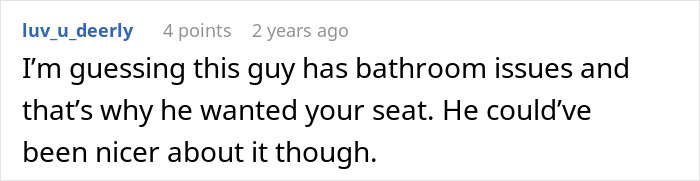 Guy Steals Another Passenger’s Seat, Learns It Was A Major Screw-Up