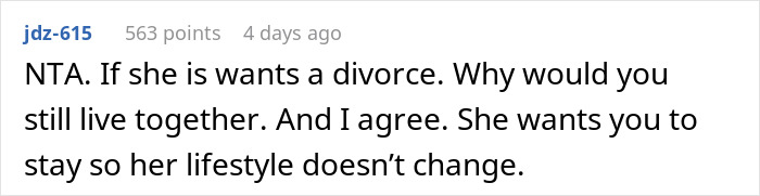 Wife Asks For Divorce After 15 Years, Expects Partner To Continue Living With Her Wife Asks For Divorce After 15 Years, Expects Partner To Continue Living With Her