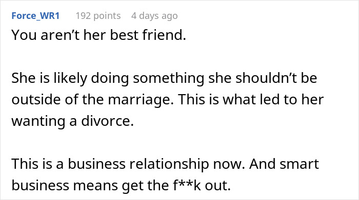 Wife Asks For Divorce After 15 Years, Expects Partner To Continue Living With Her Wife Asks For Divorce After 15 Years, Expects Partner To Continue Living With Her