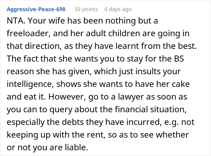 Wife Asks For Divorce After 15 Years, Expects Partner To Continue Living With Her Wife Asks For Divorce After 15 Years, Expects Partner To Continue Living With Her