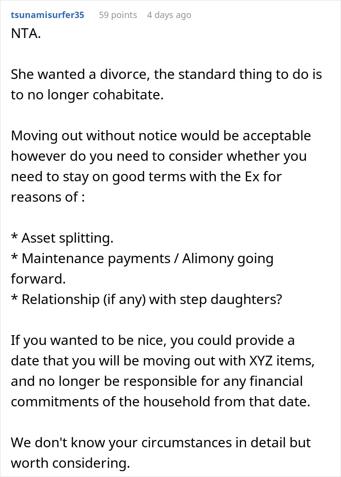 Wife Asks For Divorce After 15 Years, Expects Partner To Continue Living With Her Wife Asks For Divorce After 15 Years, Expects Partner To Continue Living With Her
