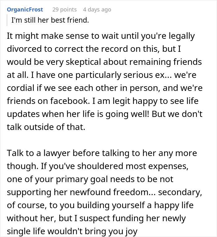 Wife Asks For Divorce After 15 Years, Expects Partner To Continue Living With Her Wife Asks For Divorce After 15 Years, Expects Partner To Continue Living With Her