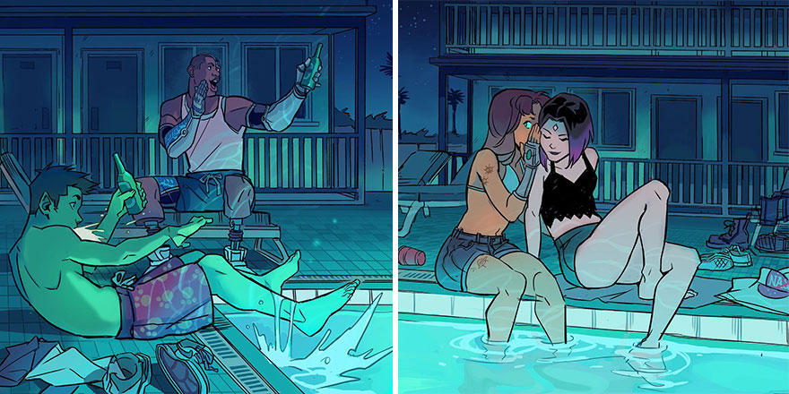 Artist Reimagined Popular DC Superheroes In 20 Relatable Comics Artist Reimagined Popular DC Superheroes In 20 Relatable Comics