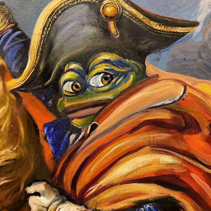40 Renowned Art Pieces Replicated By This Artist But With Pepe The Frog As The Face 40 Renowned Art Pieces Replicated By This Artist But With Pepe The Frog As The Face